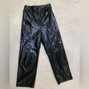 Faux leather pants for sale!! New condition.